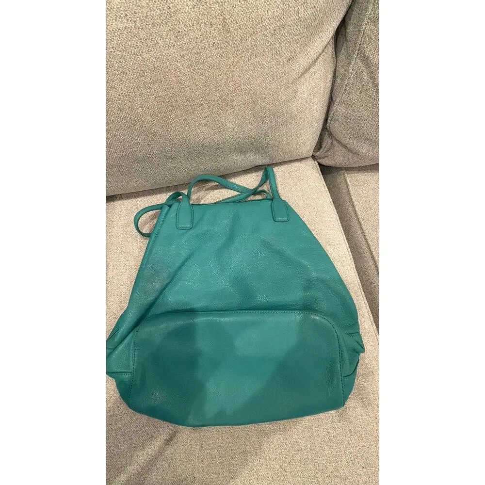 Tory Burch Michelle Tote Aqua Blue